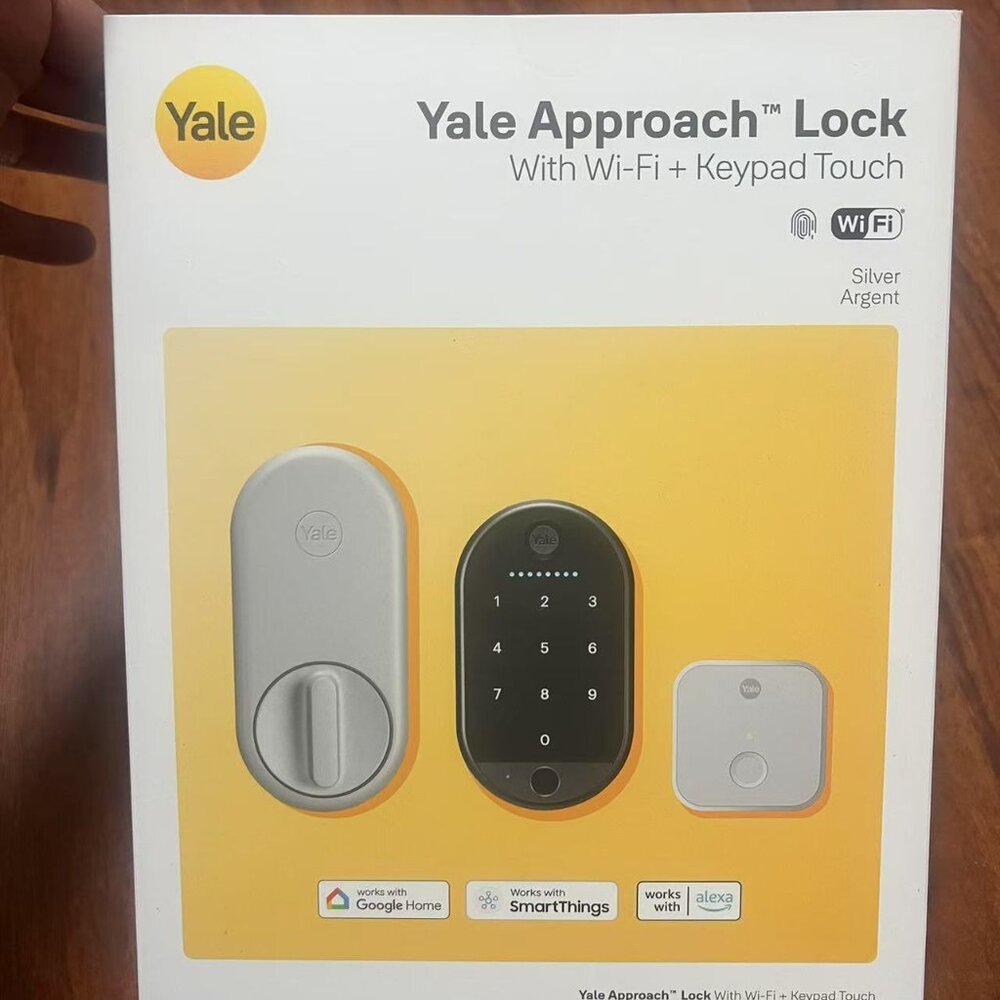 Yale Approach Lock with Wi-Fi and Keypad Touch SILVER